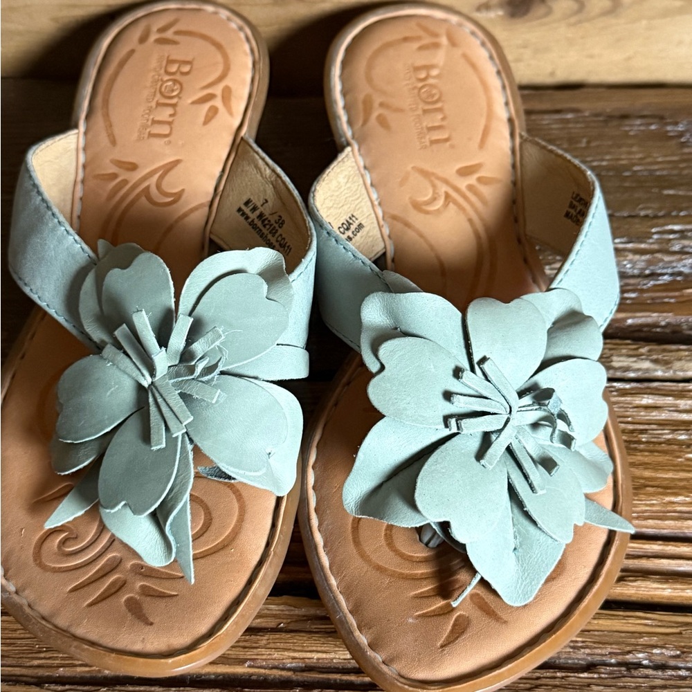 Born Cha Cha Leather Thongs/Sandals